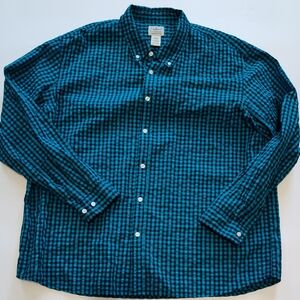 L.L.Bean Men's XL Traditional Fit Long Sleeve Button Down Dress Shirt